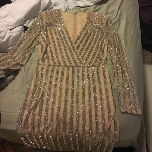 Missguided Dresses & Skirts - Beautiful beaded Missguided Carli Bybel dress